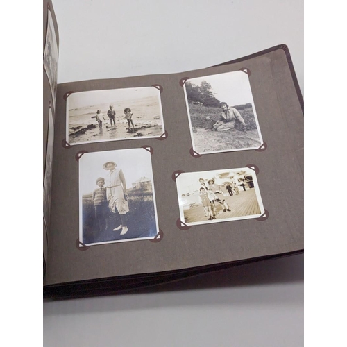 276 - PHOTOGRAPH ALBUM: album of approx 400+ b/w photographs, 1930s period, inc. good image of Edward... 