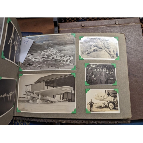 287 - PHOTOGRAPH ALBUMS: BRITISH AIRCRAFT CARRIER, early 1930s period, approx 150+ corner mounted images o... 