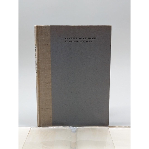 30 - GOGARTY (Oliver St John): 'An Offering of Swans': Dublin, Cuala Press, 1923: FIRST EDITION, lim... 