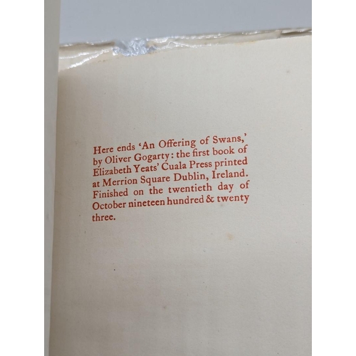 30 - GOGARTY (Oliver St John): 'An Offering of Swans': Dublin, Cuala Press, 1923: FIRST EDITION, lim... 