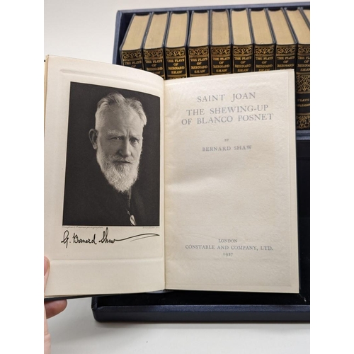 301 - BERNARD SHAW (George): 'The Plays of George Bernard Shaw': London, Constable, 1927: 12 vols in ... 