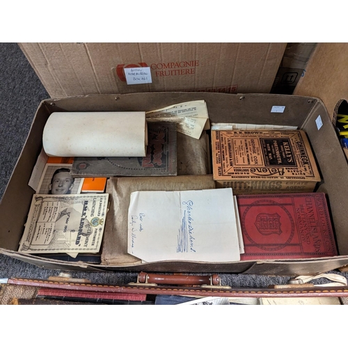 327 - PHOTOGRAPHS, POSTCARDS & EPHEMERA: mixed quantity in 2 trays, to include CDV album (many si... 