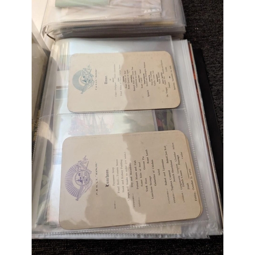 331 - SHIPPING EPHEMERA: a collection housed in 2 modern looseleaf folders, inc. P&O, Orient Line, Cun... 