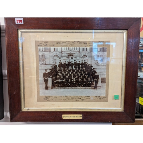 338 - KING GEORGE VI: group photograph showing a young George VI at Dartmouth Naval Training College, appr... 