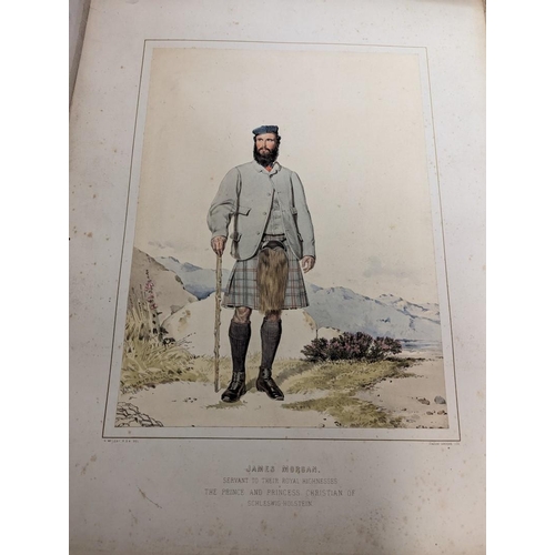 352 - MACLEAY (Kenneth & Vincent Brooks, lithographer): 'Highlanders of Scotland': London, Mr Mitchell... 