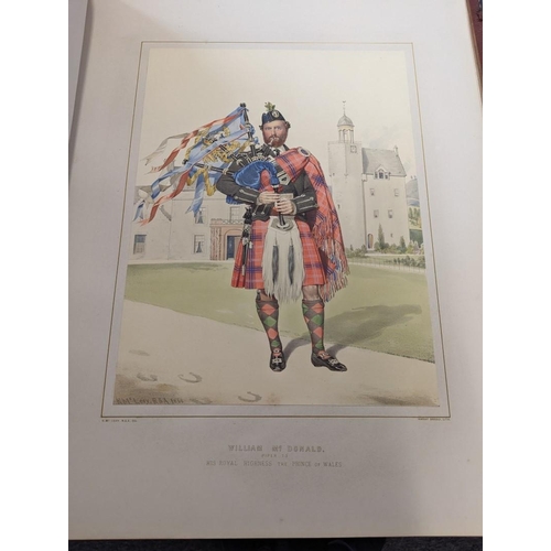 352 - MACLEAY (Kenneth & Vincent Brooks, lithographer): 'Highlanders of Scotland': London, Mr Mitchell... 