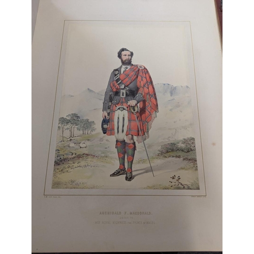 352 - MACLEAY (Kenneth & Vincent Brooks, lithographer): 'Highlanders of Scotland': London, Mr Mitchell... 