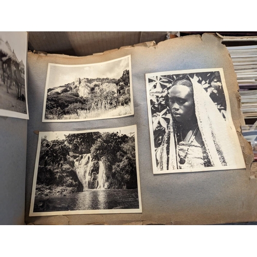 364 - PHOTOGRAPH ALBUM: East Africa, circa 1920-30, numerous b/w photographs including many ethnographic s... 