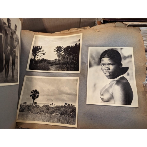 364 - PHOTOGRAPH ALBUM: East Africa, circa 1920-30, numerous b/w photographs including many ethnographic s... 