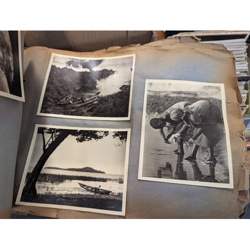 364 - PHOTOGRAPH ALBUM: East Africa, circa 1920-30, numerous b/w photographs including many ethnographic s... 