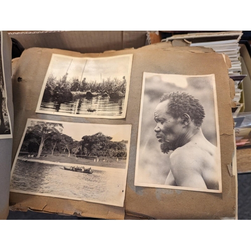 364 - PHOTOGRAPH ALBUM: East Africa, circa 1920-30, numerous b/w photographs including many ethnographic s... 