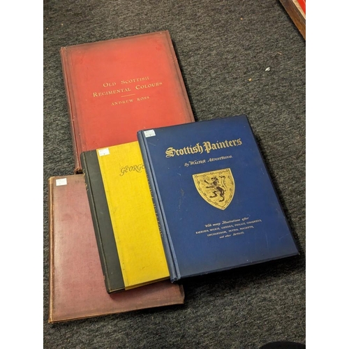 373 - ROSS (Andrew): 'Old Scottish Regimental Colours': Edinburgh, Blackwood & Sons, 1885: FIRST ... 