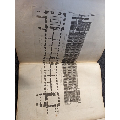 376 - CABINET DU ROI: Louvre et Tuileries: (Paris, Imprimerie Royale, 1727): 11 double-page plates only (o... 