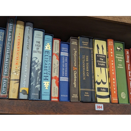 384 - FOLIO SOCIETY: group of 40 volumes, mostly more recent publications, all in slipcase, several s... 