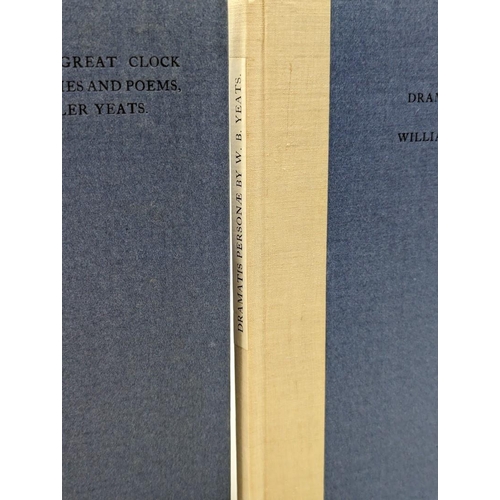 42 - YEATS (William Butler): 'The Words Upon the Window Pane': Cuala Press, 1934, one of 350 copies, orig... 