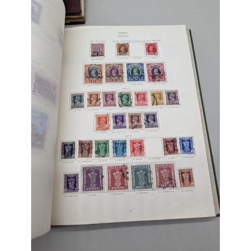 424 - STAMPS: 19th-mid c20 collection in 3 albums, inc. George VI Commonwealth selection. (3 albums)... 