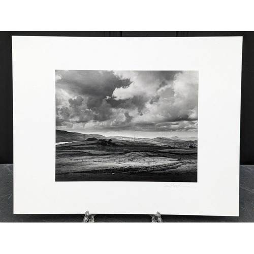 439 - FAY GODWIN (PHOTOGRAPHER 1931-2005): 'Roman Camp, Trawsfynydd': gelatin silver print, 22.5 x 17.5cm,... 