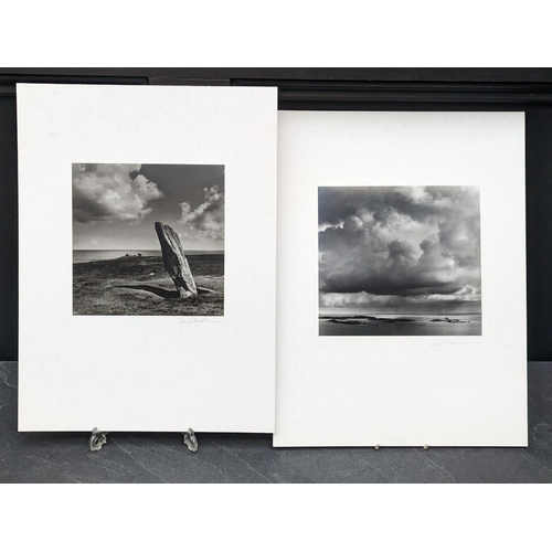 448 - FAY GODWIN (PHOTOGRAPHER 1931-2005): SCILLY ISLES: 'Scilly Isles From The Air': 'The Old Man of Gugh... 