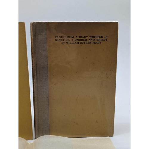 55 - YEATS (William Butler): 'Pages from a Diary written in Nineteen Hundred and Thirty..': Dublin, ... 