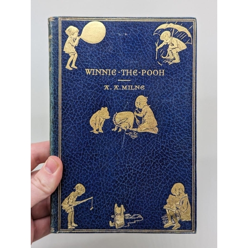 58 - MILNE (Alan Alexander): Winnie The Pooh series in deluxe bindings, comprising: 'When We Were Ve... 