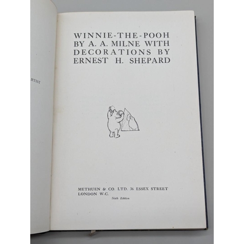 58 - MILNE (Alan Alexander): Winnie The Pooh series in deluxe bindings, comprising: 'When We Were Ve... 