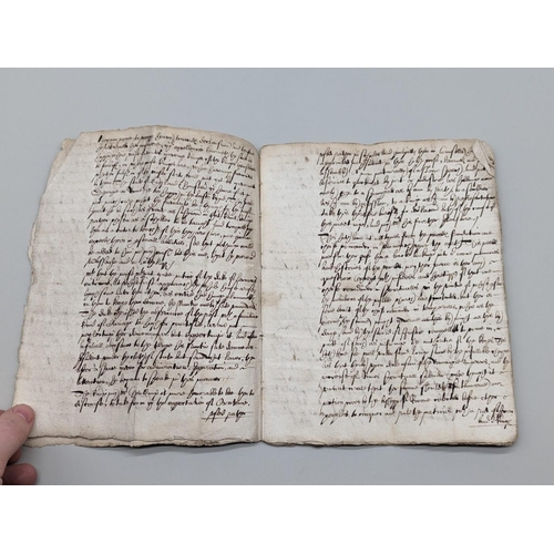 66 - NEWES FROM SPAYNE, 1620: CONTEMPORARY MANUSCRIPT COPY: 'Newes from Spayne translated accordinge to t... 