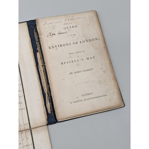 67 - LONDON MAP: 'The Pedestrian's Companion: 15 miles Round London': London, published by E Grattan, 183... 