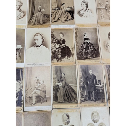 70 - CARTES DES VISITE: a group of 40 inc. English and European royalty, Alexander II, Queen Victori... 