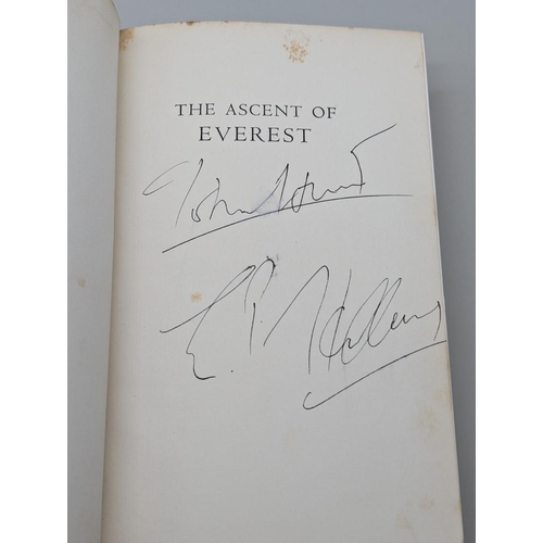 94 - HUNT (John): 'The Ascent of Everest..': London, Hodder & Stoughton, 1953: FIRST EDITION: signed ... 