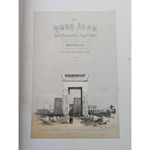 96 - ROBERTS (David): 'The Holy Land, Syria, Idumea, Arabia, Egypt & Nubia..': London, Day & Son,... 