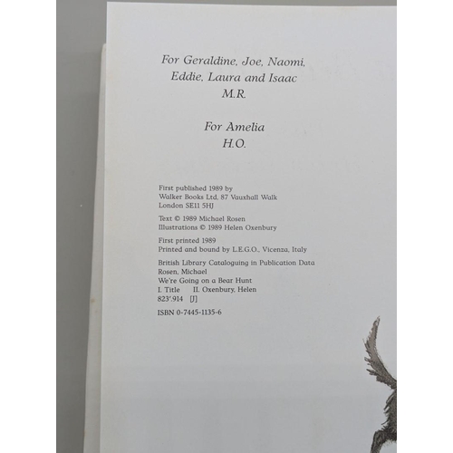 98 - ROSEN  (Michael): 'We're Going On A Bear Hunt..': FIRST EDITION, illustrations by Helen Ox... 