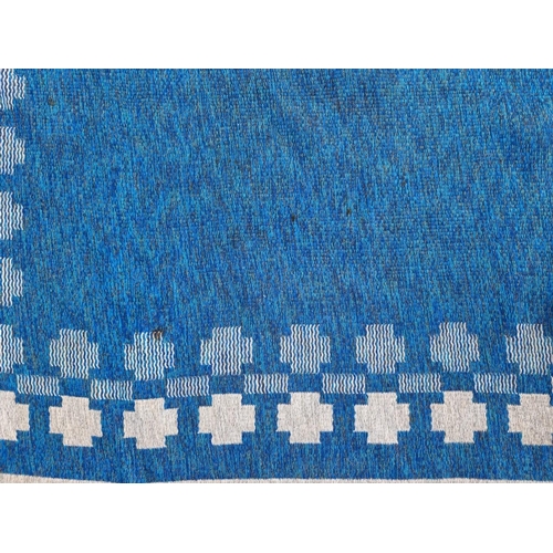 1762 - A Swedish double sided flat weave rug, 235 x 156cm.