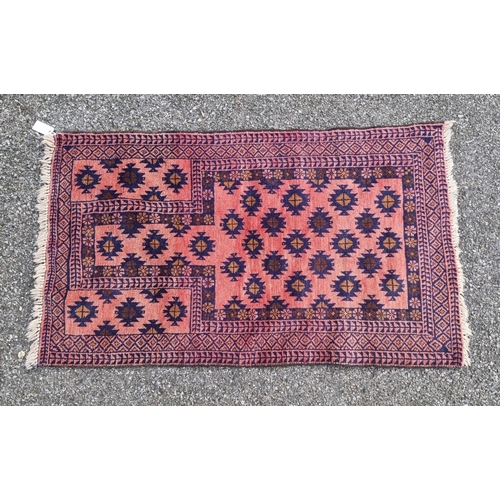 1764 - A small Persian prayer rug, 142 x 83cm.