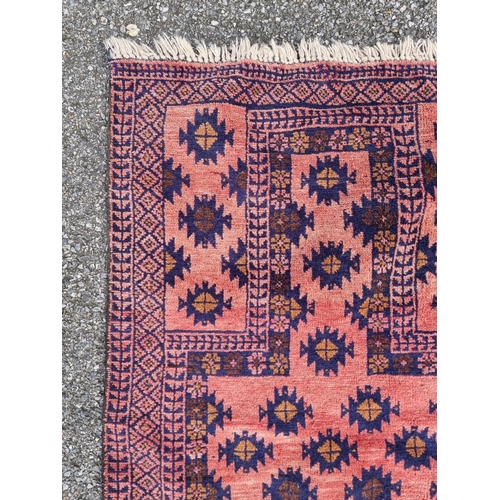 1764 - A small Persian prayer rug, 142 x 83cm.