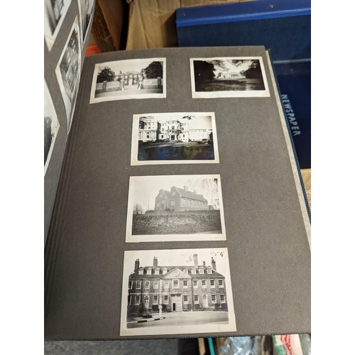 403 - SNAPSHOT ALBUMS: group of 12, neatly assembled mid-c20 by same owner, UK & foreign tours et... 