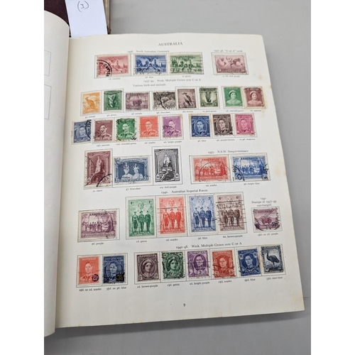 424 - STAMPS: 19th-mid c20 collection in 3 albums, inc. George VI Commonwealth selection. (3 albums)... 