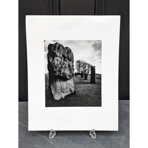 428 - FAY GODWIN (PHOTOGRAPHER 1931-2005): 'Ridgeway Avebury, The Barberstone': gelatin silver print, 15 x... 