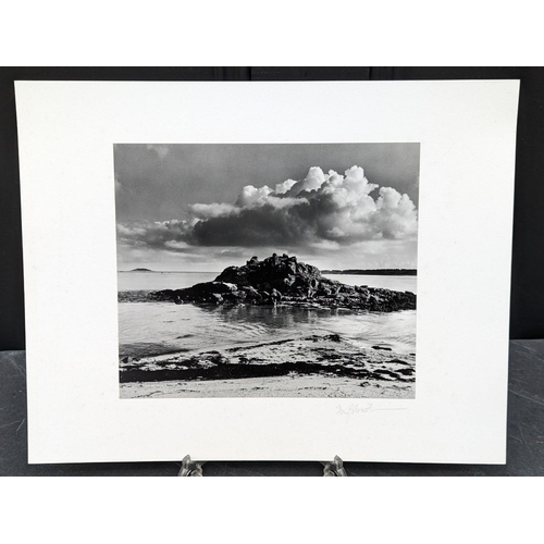 445 - FAY GODWIN (PHOTOGRAPHER 1931-2005): 'Tean, Rock Islet & Cloud (Scilly Isles)': gelatin silver p... 