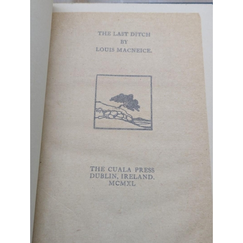 46 - CUALA PRESS: GOGARTY (Oliver): 'Elbow Room': Dublin, Cuala Press, 1939: one of 450 copies, publ... 