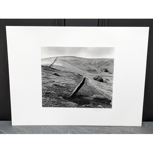 464 - FAY GODWIN (PHOTOGRAPHER 1931-2005): 'Markerstone, Harlech/London Road (Drover's Roads, Wales)': gel... 