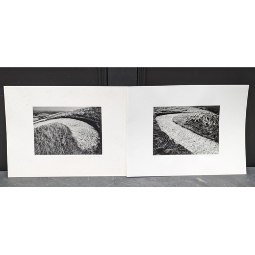 472 - FAY GODWIN (PHOTOGRAPHER 1931-2005): RIDGEWAY: 'White Horse Detail': two variant images: gelatin sil... 