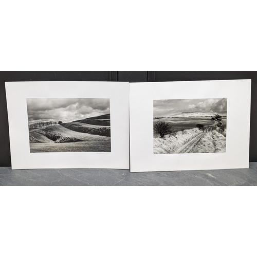 473 - FAY GODWIN (PHOTOGRAPHER 1931-2005): RIDGEWAY: 'Strip Lynchets Near Bishops Stone Close': 'Uffington... 