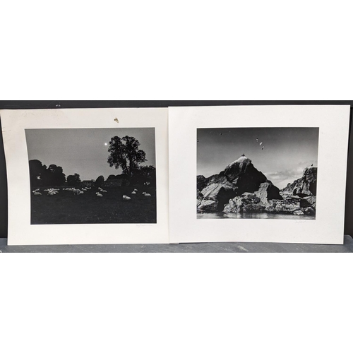 486 - FAY GODWIN (PHOTOGRAPHER 1931-2005): 'Shags, Western Rocks (Scilly Isles)': 'Avebury, Moonlight (Rid... 