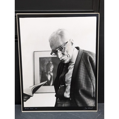 490 - JORGE LEWINSKI (1921-2008): portrait of Bernard Leach: vintage silver gelatin print, 1970, signed an... 