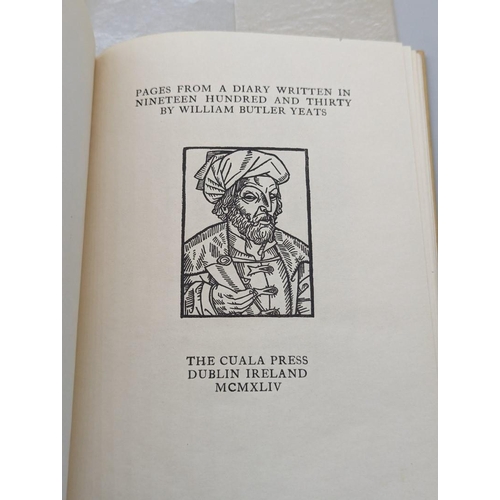 55 - YEATS (William Butler): 'Pages from a Diary written in Nineteen Hundred and Thirty..': Dublin, ... 