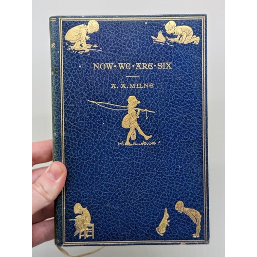 58 - MILNE (Alan Alexander): Winnie The Pooh series in deluxe bindings, comprising: 'When We Were Ve... 