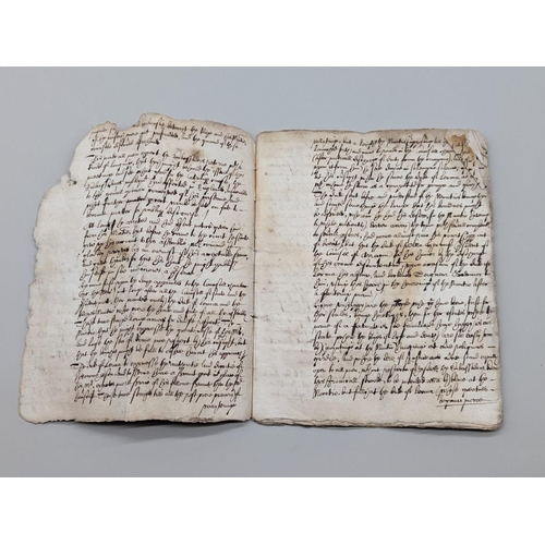 66 - NEWES FROM SPAYNE, 1620: CONTEMPORARY MANUSCRIPT COPY: 'Newes from Spayne translated accordinge to t... 