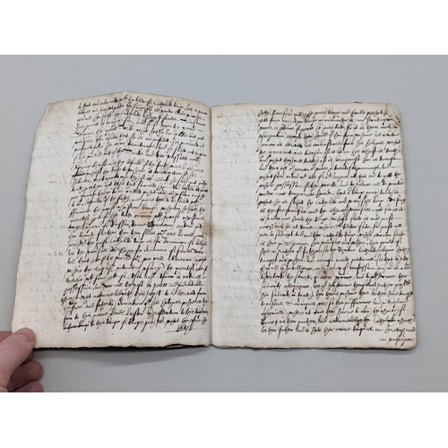 66 - NEWES FROM SPAYNE, 1620: CONTEMPORARY MANUSCRIPT COPY: 'Newes from Spayne translated accordinge to t... 