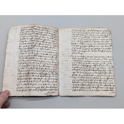 66 - NEWES FROM SPAYNE, 1620: CONTEMPORARY MANUSCRIPT COPY: 'Newes from Spayne translated accordinge to t... 