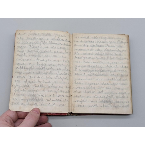 68 - MANUSCRIPT SHIPPING LOG OF A S MORRIS: 3 volumes 1926-29, ms diaries covering journey aboard Ro... 